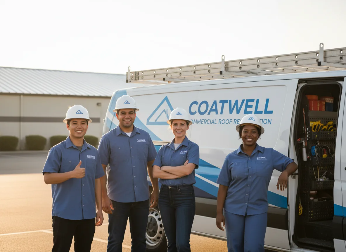 Commercial roof coating company in Pearblossom, CA